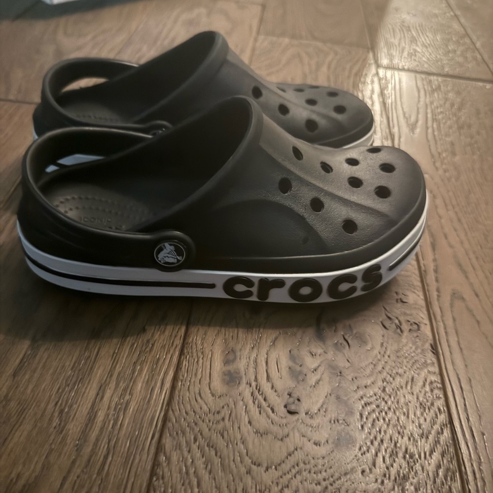 CROCS Kids Black Size 1 - Picture 6 of 8